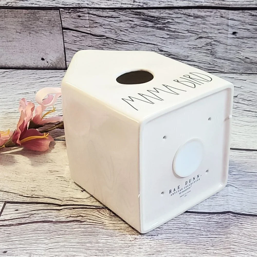 NWT RAE DUNN Mama Bird Birdhouse